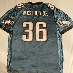 NFL Philadelphia Eagles Brian Westbrook Reebok Jersey XL